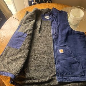 Carhartt Sherpa lined vest. Worn once